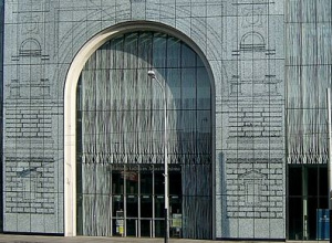 Wejście do budynku Filharmonii Łódzkiej